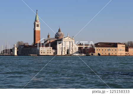 世界遺産 ベネチア サン・ジョルジュ・マッジョーレ教会 イタリア 世界遺産 ベネチア サン・ジョルジュ・マッジョーレ教会 イタリア 125158333