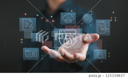Cybersecurity protection through cloud, identity, and data access control. Cybersecurity protection through cloud, identity, and data access control. 125159637