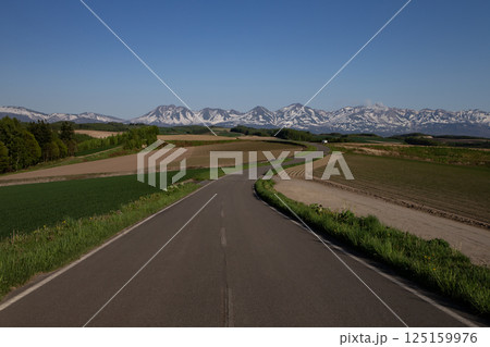 絶景風景広がる道 絶景風景広がる道 125159976
