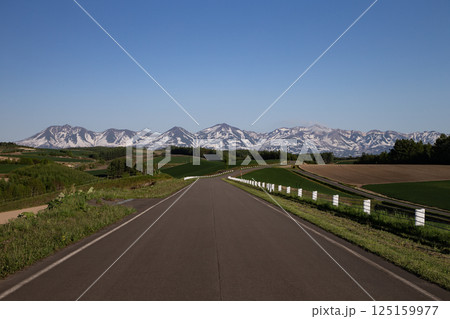 絶景風景広がる道 絶景風景広がる道 125159977