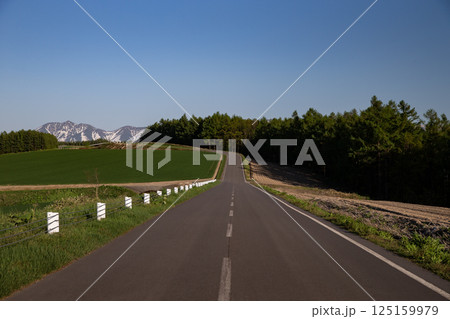 絶景風景広がる道 絶景風景広がる道 125159979