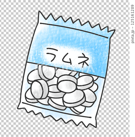 簡單、寬鬆的Ramune包，具有模擬風格 125161289