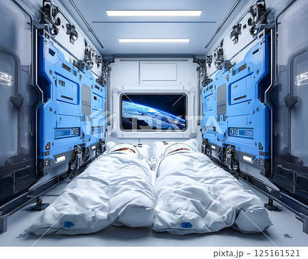 宇宙ホテルのイメージ素材 125161521