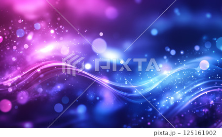 背景素材 | AI、テクノロジー、未来のイメージ、青と紫のネオン 背景素材 | AI、テクノロジー、未来のイメージ、青と紫のネオン 125161902