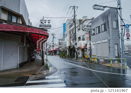 雨天 東京北区王子 商店街の風景 雨天 東京北区王子 商店街の風景 125161967