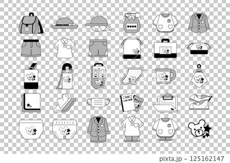 幼稚園・小学校の持ち物セット 幼稚園・小学校の持ち物セット 125162147
