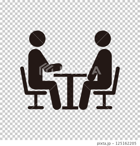 Talking person pictogram icon 125162205
