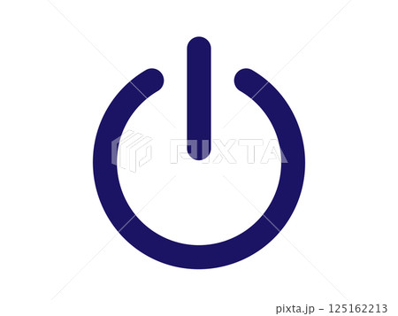 電源のマーク（電源ボタン） 125162213