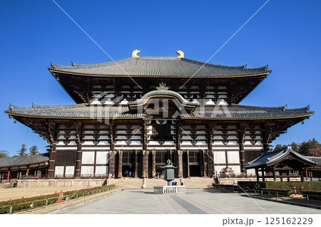 奈良　国宝華厳宗大本山東大寺大仏殿（金堂）　 125162229