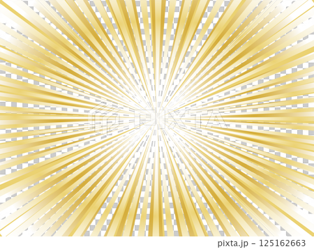 ぼんやりと放射するイメージの淡い金色の集中線背景素材 ぼんやりと放射するイメージの淡い金色の集中線背景素材 125162663