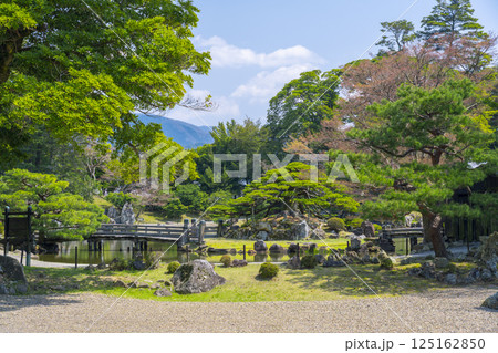 彦根城　玄宮園の美しい庭園 125162850