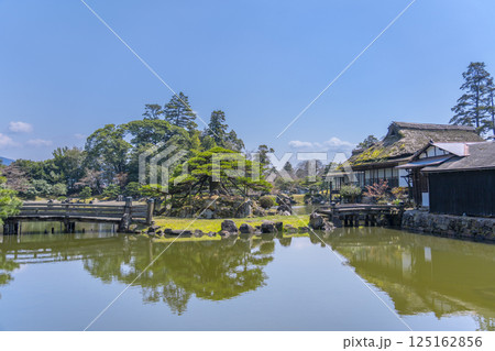 彦根城　玄宮園の美しい庭園 125162856