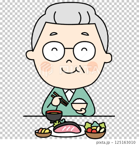 爺爺吃飯 125163010