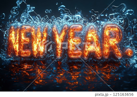 A Dynamic and Colorful New Year Celebration Filled with Vibrant and Joyful Elements 125163656