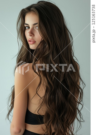 This is an Abstract Minimalistic White Texture Background that is ideal for Design Projects 125163738