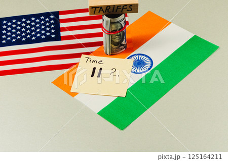 Negotiating trade and tariffs between USA and India Negotiating trade and tariffs between USA and India 125164211