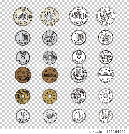 日本硬幣套裝 125164461