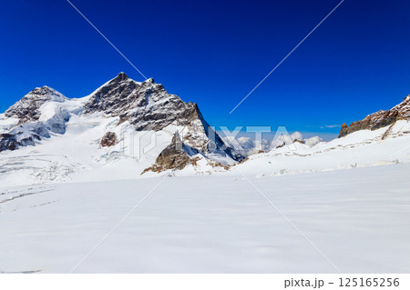 View of the Jungfrau, Top of Europe, Bernese Oberland, Switzerland 125165256