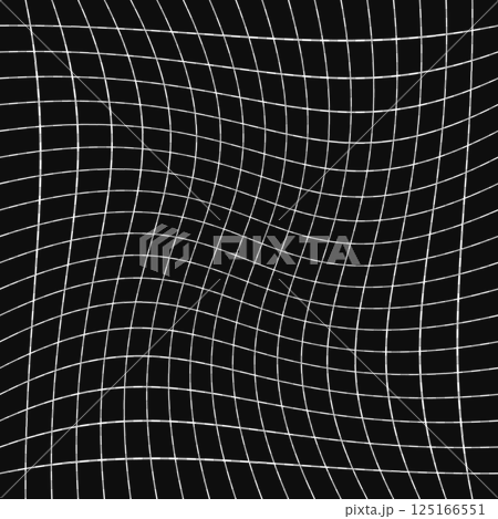 扭曲的波浪線藝術背景材料曲線單調黑色 125166551