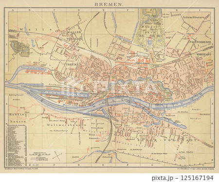 20世紀初期 世界地図 ドイツ ブレーメン 20世紀初期 世界地図 ドイツ ブレーメン 125167194