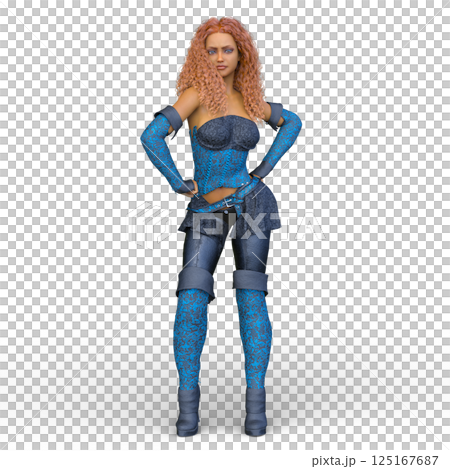 Female fighter Female fighter 125167687