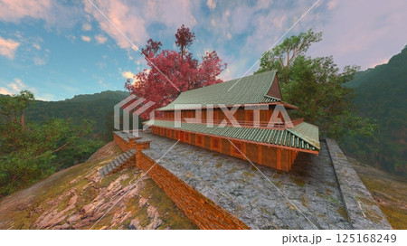 中国式建築物 中国式建築物 125168249