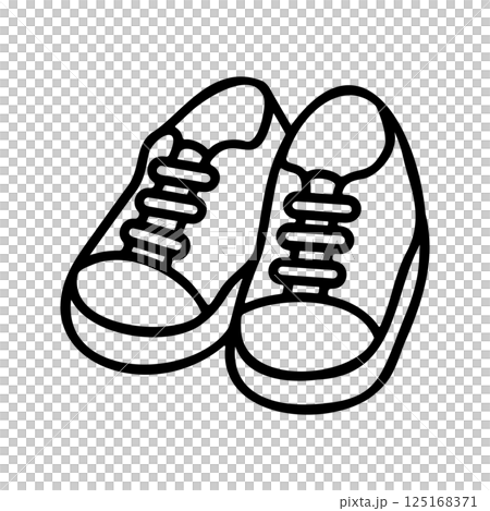 靴のアイコン。 125168371