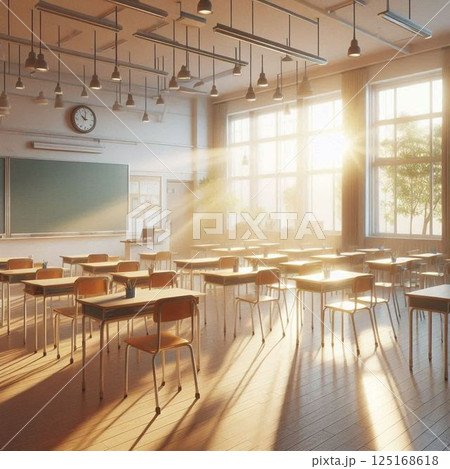 レトロな教室 レトロな教室 125168618