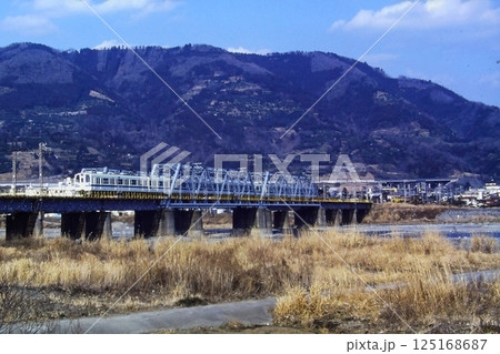 小田急、酒匂川を渡る9000形9701他、新松田-栢山、1982年2月11日 小田急、酒匂川を渡る9000形9701他、新松田-栢山、1982年2月11日 125168687