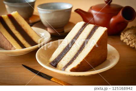 シベリア　菓子　三角シベリア　和洋折衷 125168942