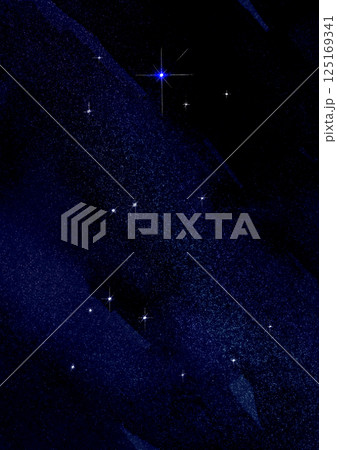 輝くシリウスの水彩テクスチャ背景画像 125169341