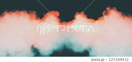 Smoky overlay with lightning bolts creates an enigmatic atmosphere on a black backdrop. Smoky overlay with lightning bolts creates an enigmatic atmosphere on a black backdrop. 125169412