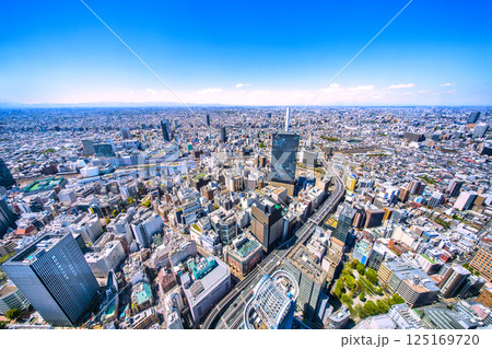 日本の東京都市景観 池袋・変貌する西口エリア(奥)、超高層ビルが姿を現した 日本の東京都市景観 池袋・変貌する西口エリア(奥)、超高層ビルが姿を現した 125169720
