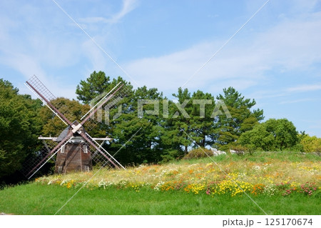 風車のある風景 名城公園 風車のある風景 名城公園 125170674