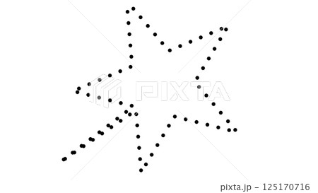 星型の吹き出し(吹き出し内:白背景、吹き出し外:透明背景) 星型の吹き出し(吹き出し内:白背景、吹き出し外:透明背景) 125170716