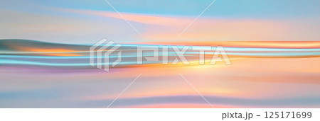 Abstract soft subtle horizontal stripes with gentle gradient for modern design. 125171699