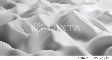 Subtle grey effects and grainy textures create depth and interest on a white wall surface. 125171716