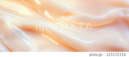 Smooth light beige gel flows beautifully, reflecting light for a clean look. 125172318