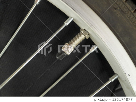 自転車のバルブ・空気入れ 自転車のバルブ・空気入れ 125174877