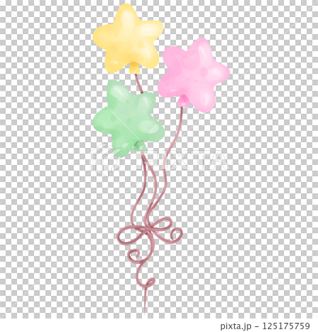 hand drawn watercolor happy birthday balloons2 hand drawn watercolor happy birthday balloons2 125175759