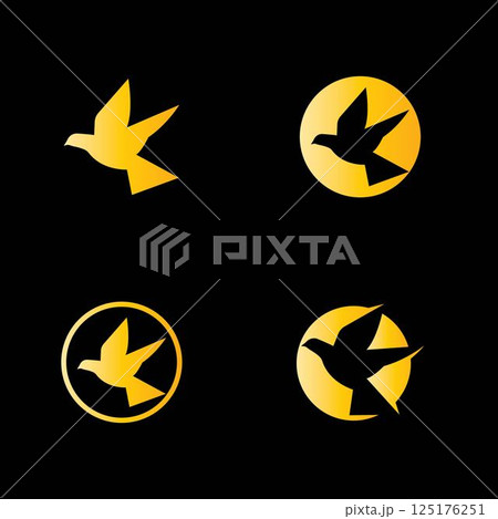 Bird Dove Logo Template Bird Dove Logo Template 125176251
