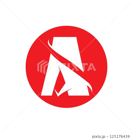 A Letter Logo Business Template A Letter Logo Business Template 125176439