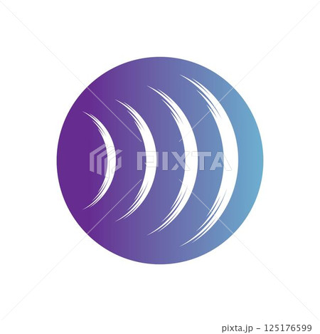 sound wave ilustration logo vector 125176599