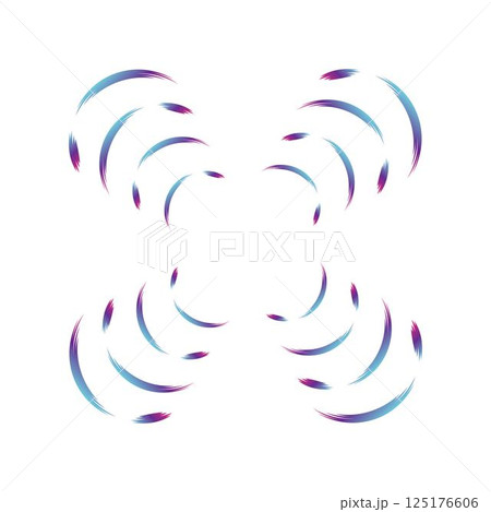 sound wave ilustration logo vector 125176606
