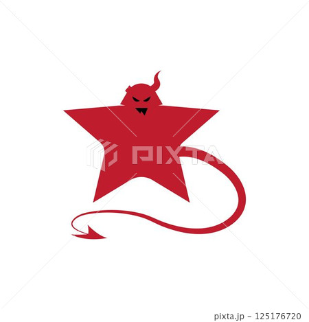 Devil logo vectorのイラスト素材 [125176720] - PIXTA