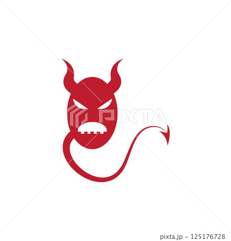 Devil logo vector 125176728