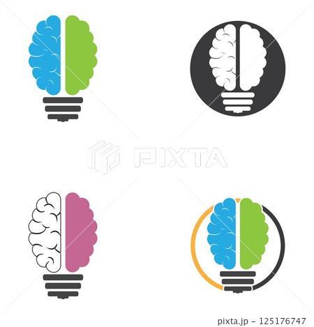 Brain Logo Template 125176747