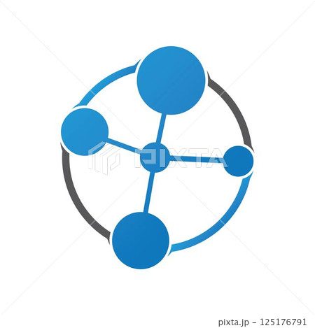Molecule logo template Molecule logo template 125176791
