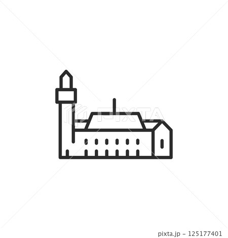 Government building icon Government building icon 125177401