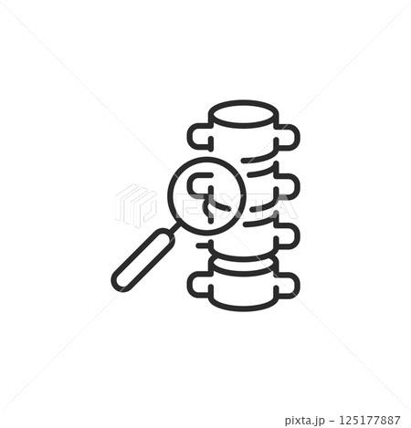 Spine Diagnosis Icon 125177887